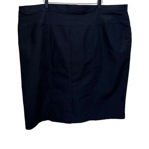 Pennington's Black Pencil Skirt Size 28